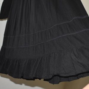 BLACK OFF THE SHOULDERS LONG SLEEVE DRESS